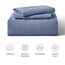 Love's Cabin Steppdecken für Queensize-Bett, Blaue Tagesdecken – weiche Sommer-Tagesdecke, Steppdecke – moderner Stil, Münzmuster, Decke für alle Jahreszeiten, 3-teilig (1 Steppdecke, 2 Kissenbezüge)