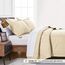 Love's cabin Steppdecken für Queensize-Bett, Kamel-Tagesdecken – weiche Herbst-Steppdecke, leichte Mikrofaser-Tagesdecke, moderner Stil, Münzmuster, Tagesdecke, für alle Jahreszeiten, 3-teilig (1