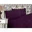 Elegant Comfort Luxuriöses 1500 Premium-Bettwäsche-Set, Mikrofaser, Hotelqualität, dreireihig bestickt, weichstes 4-teiliges Bettlaken-Set, knitter- und lichtbeständig, California King, Auberginenlila