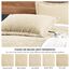 Love's cabin Steppdecken für Queensize-Bett, Kamel-Tagesdecken – weiche Herbst-Steppdecke, leichte Mikrofaser-Tagesdecke, moderner Stil, Münzmuster, Tagesdecke, für alle Jahreszeiten, 3-teilig (1