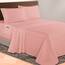 Elegant Comfort Luxuriöses 4-teiliges Bettlaken-Set, 1500 Premium-Mikrofaser, Hotelqualität, 46–61 cm tief, extra tiefe Spannbettlaken, ultraweiche, 4-teilige tiefe Bettlaken, Queen, Rosa (Dusty Rose)