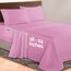 Elegant Comfort Luxuriöses 4-teiliges Bettlaken-Set, 1500 Premium-Mikrofaser, Hotelqualität, 46–61 cm tief, extra Tiefe Spannbettlaken, ultraweiche, 4-teilige Tiefe Bettlaken, Twin/Twin XL, Hellrosa
