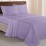 Elegant Comfort Luxuriöses 1500 Premium-Bettwäsche-Set aus Mikrofaser in Hotelqualität, dreireihig, Bestickt, weichste 4-teilges Bettlaken-Set, Knitter- und lichtbeständig, Full, Lavendel