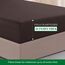 Elegant Comfort TM Luxuriöses Bettwäsche-Set aus ägyptischen DREI Linien, Bestickt, weich, Premium-Hotelqualität Modern King Schokobraun