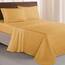 Elegant Comfort TM Luxuriöses Bettwäsche-Set, ägyptische Fadenzahl 1500, Bestickt, hochwertig, Hotelqualität Modern Queen Kamelgold