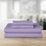 Elegant Comfort Luxuriöses 1500 Premium-Bettwäsche-Set aus Mikrofaser in Hotelqualität, dreireihig, Bestickt, weichste 4-teilges Bettlaken-Set, Knitter- und lichtbeständig, Full, Lavendel
