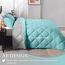 downluxe Bettwäsche-Set für California-King-Size-Bett, weiches Bettwäsche-Set für alle Jahreszeiten, 1 Bettdecke (264,2 x 243,8 cm) und 2 Kissenbezüge (50,8 x 91,4 cm), Blaugrün und Marineblau