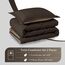 Schmusedecke aus einer leichten Daunenalternative von Downluxe, Wendedecke Twin Spanish Brown/Chatham Tan