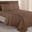 Elegant Comfort Luxuriöses 1500 Premium-Bettwäsche-Set aus Mikrofaser in Hotelqualität, dreireihig, Bestickt, weichste, Knitter- und lichtbeständig, Kingsize, Taupe