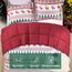 downluxe Weihnachts-Bettwäsche-Set für King-Size-Betten mit 2 Kissenbezügen, Weihnachtsdekoration, mit weihnachtlichen Rentier- und Schneeflockenmustern, King-Size-Bettdecken-Set (3-teiliges Set)