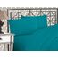 Elegant Comfort Luxuriöses 1500 Premium-Bettwäsche-Set aus Mikrofaser in Hotelqualität, dreireihig, Bestickt, weichstes 4-teiliges Bettlaken-Set, Knitter- und lichtbeständig, California King, Türkis