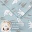 Sleep Philosophy Cozy Flanell-Bettlaken-Set, Baumwolle, Blue Polar Bears, Queen