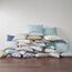 Sleep Philosophy True North by Kuscheliges Flanell-Bettwäsche-Set, 100% Baumwolle, Motiv: Tiere, Sterne, niedlich, ultraweich, für kaltes Wetter, Queen-Size-Bett, Mehrfarbig, Faultiere, 4-teilig