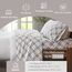 Sleep Philosophy True North Kuscheliges Flanell-Bettwäsche-Set, warm, 100% Baumwolle, Motiv: Tiere, Sterne, niedlich, ultraweich, für kaltes Wetter, Queen-Size-Bett, rotes Karomuster, 4-teilig