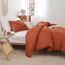 ROSGONIA Doppel-Bettdecke für College, Mädchen, Jungen, Teenager, Burnt Orange, 1 Boho-Steppdecke und 1 Kissenbezug, weiche Kinder-Bettwäsche-Sets für alle Jahreszeiten, Wohnheim-Bettwäsche