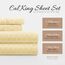 Linen Market 4-teiliges California-King-Bettwäsche-Set (geometrisches Gelb) – Schlafen Sie besser als je zuvor mit diesen ultraweichen und kühlenden Bettlaken für Ihr Cal King Size Bett – tiefe Tasche