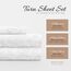 Linen Market Hotel Collection Home Collection Bettlaken-Set aus dickem Kaschmir, 4-teilig