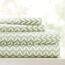 Linen Market 3-teiliges Bettwäsche-Set für Doppelbetten (Salbeigron-Chevron) – Schlafen Sie Besser als je zuvor mit diesen ultraweichen und kühlenden Bettlaken für Ihr Doppelbett – Tiefe Tasche für