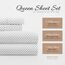 Linen Market 4-teiliges Queen-Bettlaken-Set (grau gepunktet) – Schlafen Sie besser als je zuvor mit diesen ultraweichen und kühlenden Bettlaken für Ihr Queen-Size-Bett – tiefe Tasche für 40,6 cm große