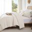 ROSGONIA King-Size-Bettwäsche-Set, Beige, 3-teiliges beigefarbenes Bettdecken-Set für King-Size-Bett (1 Boho-Bettdecke und 2 Kissenbezüge), leichte Daunen-Alternative, gemütliche Deckenset,