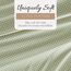 Linen Market 4-teiliges Bettlaken-Set, Gemustert, California King, Scallop Sage