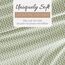 Linen Market ienjoy Home 4-teiliges Bettwäsche-Set mit Puff-Zickzack-Muster, ultraweich, Premium-Bettwäsche-Set, California-King, Salbei