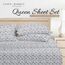 Linen Market Queen-Bettwäsche-Set, 4-teilig, atmungsaktiv, kühlendes Queen-Size-Bettlaken, Tiefe Taschen- und knitterfreie Laken, passend für 40,6 cm große Matratzen, extra weich und