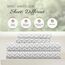 Linen Market 4-teiliges Bettwäsche-Set mit Puff-Zickzack-Muster, ultraweich, California-King-Size-Bett, Grau