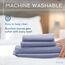 Hotel Sheets Direct 100 % Viskose aus Bambus-Bettlaken Twin XL – kühlende Luxus-Bettlaken mit tiefer Tasche – seidig weich – Marineblau