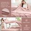 Comfort Spaces Bettlaken aus 100% Baumwolle, für Queensize-Bett, atmungsaktiv und ultraweich, natürlich kühles Baumwoll-Bettwäsche-Set mit 35,6 cm elastischer Tasche, passend für Matratzen bis zu