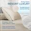 Hotel Sheets Direct 4-teiliges Bettwäscheset, 100% Viskose aus Bambus, mit 2 Kissenbezügen, kühlend und atmungsaktiv, Luxus-Bettwäsche, feuchtigkeitsableitend und seidig weiche Textur, Marineblau