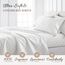 Linen Market 4-teiliges Bettlaken-Set, Gemustert, Queensize, weiches Blumenmuster, Hellblau