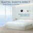 Hotel Sheets Direct 4-teiliges Bettwäsche-Set California King Size, 100 % Viskose aus Bambus, mit 2 Kissenbezügen, kühlend und atmungsaktiv, Luxus-Bettwäsche, feuchtigkeitsableitend und seidig,