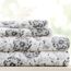 Linen Market Bettlaken-Set, Mikrofaser, Make a Wish, Grau, Kingsize-Bett