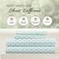 Linen Market 4-teiliges Bettlaken-Set, Gemustert, Kingsize-Bett, Chevron, Hellblau