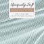 Linen Market 4-teiliges Bettlaken-Set, Gemustert, Kingsize-Bett, Chevron, Hellblau