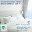 Hotel Sheets Direct 4-teiliges Bettwäsche-Set California King Size, 100 % Viskose aus Bambus, mit 2 Kissenbezügen, kühlend und atmungsaktiv, Luxus-Bettwäsche, feuchtigkeitsableitend, Hellgelb