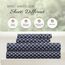 Linen Market 4-teiliges Bettlaken-Set, Gemustert, Kingsize, Jakobsmuschel Marineblau