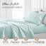 Linen Market 4-teiliges Bettlaken-Set, Gemustert, Kingsize-Bett, Chevron, Hellblau