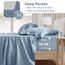 Comfort Spaces Bettlaken-Set aus 100% Baumwolle, atmungsaktiv, leicht, weich, mit 30,5 cm elastischer Tasche, passend für Matratzen bis zu 35,6 cm, gemütliche Ganzjahres-Bettwäsche, passender