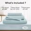 Comfort Spaces Bettlaken aus 100% Baumwolle, atmungsaktiv, ultraweiche Baumwolle, natürlich kühle Baumwolle, mit 35,6 cm elastischer Tasche, passend für Matratzen bis zu 40,6 cm, für alle