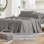 Comfort Spaces Bettlaken aus 100% Baumwolle, für Queen-Size-Bett, atmungsaktiv, ultraweiche Baumwolle, natürlich kühle Baumwolle, Bettlaken mit 35,6 cm elastischer Tasche, passend für Matratzen bis