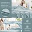 Comfort Spaces Bettlaken aus 100% Baumwolle, atmungsaktiv, ultraweiche Baumwolle, natürlich kühle Baumwolle, mit 35,6 cm elastischer Tasche, passend für Matratzen bis zu 40,6 cm, für alle