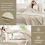 Comfort Spaces Bettlaken aus 100% Baumwolle, atmungsaktiv und ultraweich, natürlich kühle Baumwolle, mit 30,5 cm elastischer Tasche, passend für Matratzen bis zu 35,6 cm, für alle Jahreszeiten