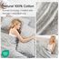 Comfort Spaces Bettlaken mit Kissenbezügen California King grau