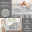 Comfort Spaces Bettlaken mit Kissenbezügen California King grau