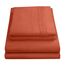 Queen-Size-Bettlaken, atmungsaktiv, luxuriös, mit elastischen Eckbändern, integrierten Eckgurten, extra weiches Bettwäsche-Set aus der Supreme Collection 1800, in Rostbraun