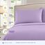 Sweet Home Collection, Fadenzahl 2123, weiche ägyptische Qualität, gebürstete Mikrofaser Laken – Luxus-Bettwäsche-Set mit Bettlaken, Spannbettlaken, 2 Kissenbezügen, Lavendel, Full