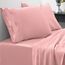 Sweet Home Collection Fadenzahl 1800, weiche ägyptische Qualität, gebürstete Mikrofaser Laken – Luxus-Bettwäsche-Set mit Bettlaken, Spannbettlaken, 2 Kissenbezügen, Pink, Full