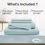 Comfort Spaces Bettlaken aus 100% Baumwolle, für King-Size-Bett, atmungsaktive und weiche Baumwolle, natürlich kühle Baumwolle, mit 35,6 cm elastischer Tasche, passend für Matratzen bis zu 40,6 cm